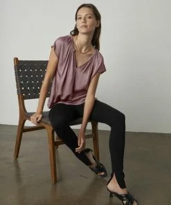 Velvet by Graham and Spencer Odette Rose Gold Blouse