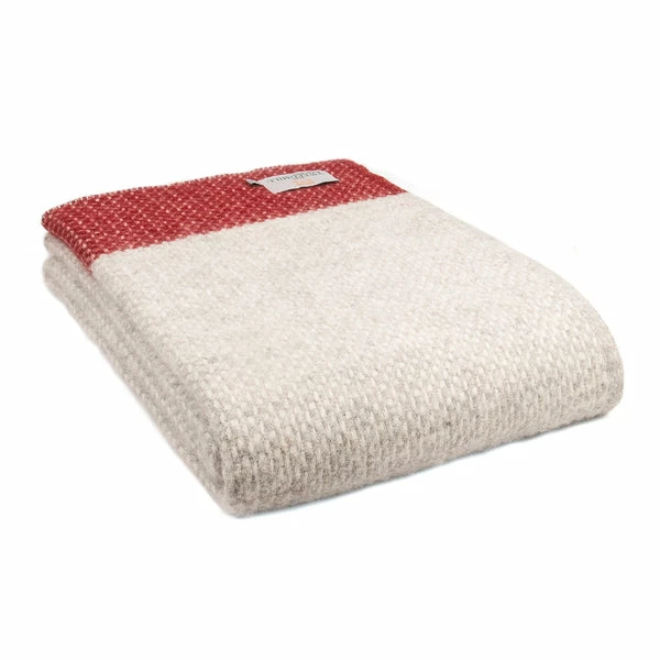 Tweedmill Throw Crossweave Strawberry 3 Tweedmill Throw Crossweave Strawberry