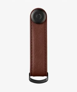 Orbitkey Dark Cherry Saffiano Leather Key Organiser