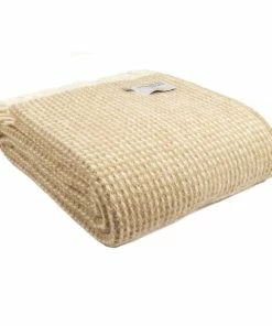 Tweedmill Lifestyle Waffle Throw Oatmeal 140x240cm