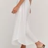 Velvet by Graham and Spencer Dana Cotton Gauze Skirt White 2 Velvet by Graham and Spencer Dana Cotton Gauze Skirt White