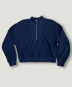 Velvet by Graham and Spencer Roxie Mock Neck Zip Sweatshirt