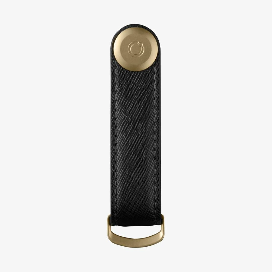 Orbitkey Liquorice Black Saffiano Leather Key Organiser 4 Orbitkey Liquorice Black Saffiano Leather Key Organiser