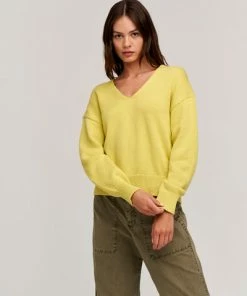 Velvet by Graham and Spencer Belinda Jumper Lemon