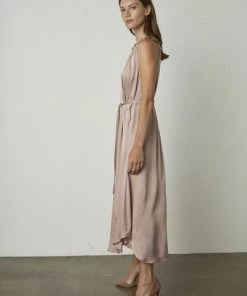 Velvet by Graham and Spencer Tala Rose Gold Dress
