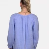 Velvet by Graham and Spencer Antonia Cotton Gauze Blouse Mist 2 Velvet by Graham and Spencer Antonia Cotton Gauze Blouse Mist