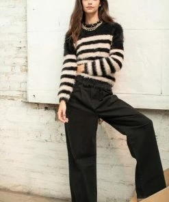 Velvet by Graham and Spencer Lulu Jumper Black Blush