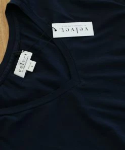 Velvet by Graham and Spencer Baumwoll Shirt Susan V-Ausschnitt