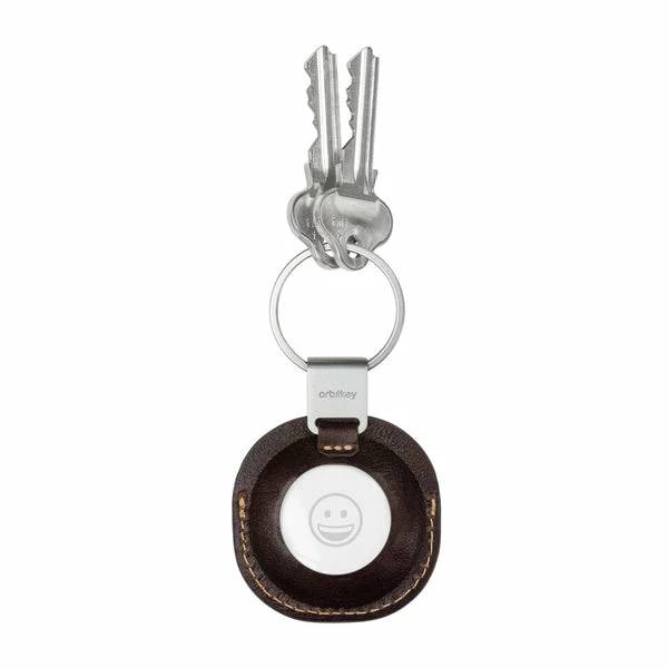 Orbitkey "Leather Key Holder For Air Tag - Espresso" 3 Orbitkey "Leather Key Holder For Air Tag - Espresso"