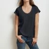 Velvet by Graham and Spencer Katie Short Sleeve Scoop Neck Tee
