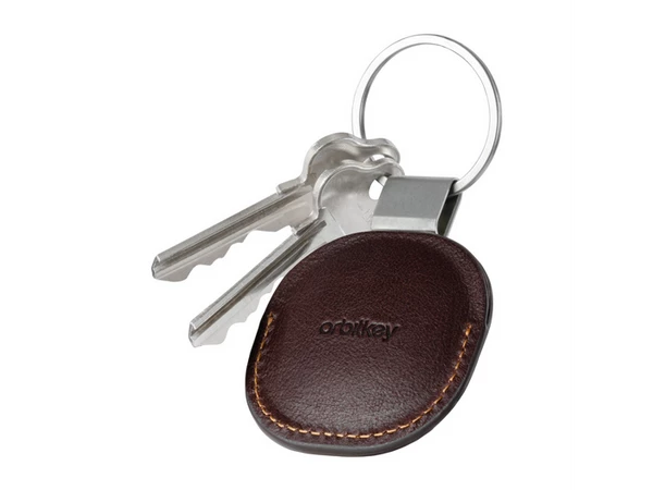 Orbitkey "Leather Key Holder For Air Tag - Espresso" 4 Orbitkey "Leather Key Holder For Air Tag - Espresso"