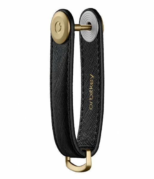 Orbitkey Portachiavi 2.0 Leather Saffiano Liquoeice Black 4 Orbitkey Portachiavi 2.0 Leather Saffiano Liquoeice Black