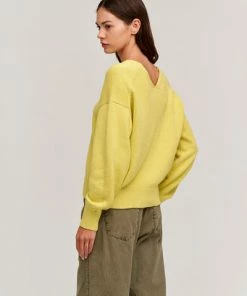 Velvet by Graham and Spencer Belinda Jumper Lemon