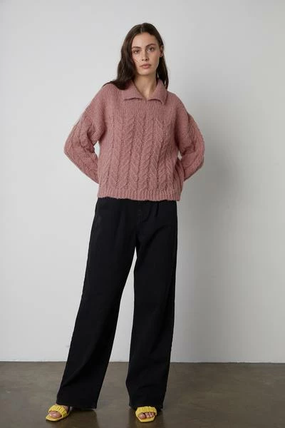 Velvet by Graham and Spencer Ava Jumper Sorbet 3 Velvet by Graham and Spencer Ava Jumper Sorbet