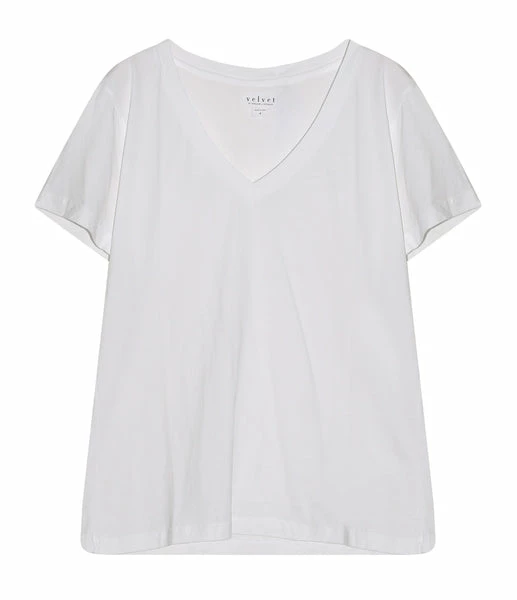 Velvet by Graham and Spencer Baumwoll Shirt Susan V-Ausschnitt 4 Velvet by Graham and Spencer Baumwoll Shirt Susan V-Ausschnitt