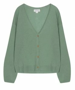 Velvet by Graham and Spencer Kaschmir Strickjacke Erika V-Ausschnitt