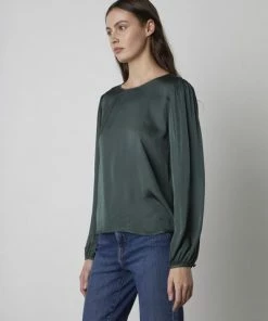 Velvet by Graham and Spencer Leila Top Cypress