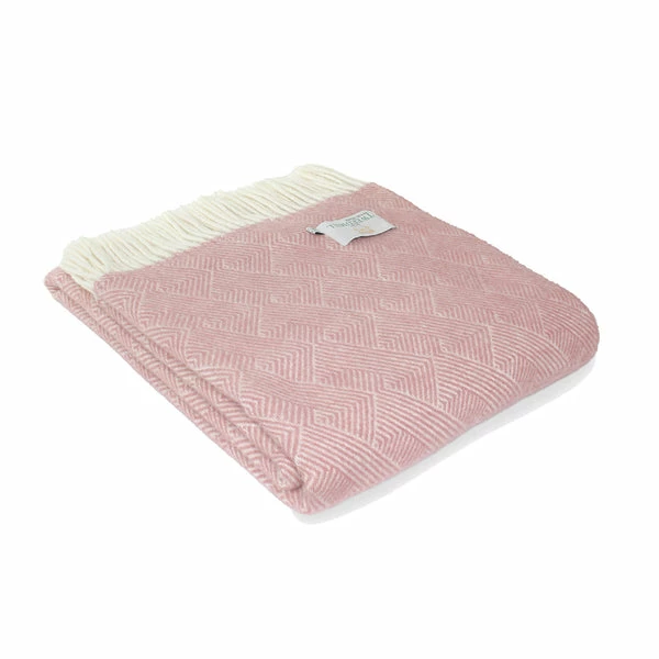 Tweedmill Throw Delamere Smokey Rose 3 Tweedmill Throw Delamere Smokey Rose