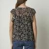 Velvet by Graham and Spencer Demi Black Floral Blouse 1 Velvet by Graham and Spencer Demi Black Floral Blouse