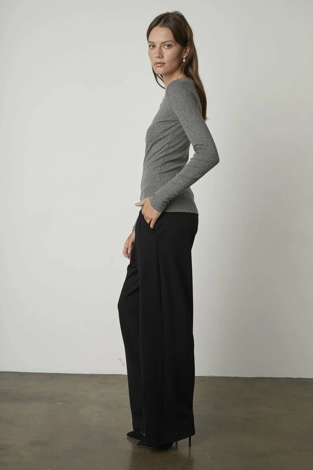 Velvet by Graham and Spencer Leona Trousers In Black 3 Velvet by Graham and Spencer Leona Trousers In Black