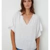 Velvet by Graham and Spencer Velvet Coleen White Blouse
