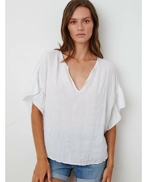 Velvet by Graham and Spencer Velvet Coleen White Blouse 3 Velvet by Graham and Spencer Velvet Coleen White Blouse