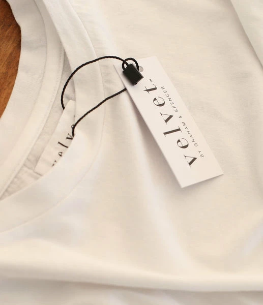 Velvet by Graham and Spencer Baumwoll Shirt Trisha Rundhalsausschnitt 5 Velvet by Graham and Spencer Baumwoll Shirt Trisha Rundhalsausschnitt