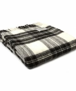 Tweedmill Travel Rug Tartan Grey Dress Stewart