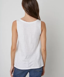 Velvet by Graham and Spencer Joy Orignal Slub Scoop Neck Tank Top