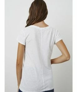 Velvet by Graham and Spencer Velvet Odelia White T Shirt