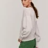 Velvet by Graham and Spencer Belinda Jumper Chalk 1 Velvet by Graham and Spencer Belinda Jumper Chalk