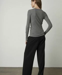 Velvet by Graham and Spencer Leona Trousers In Black 9 Velvet by Graham and Spencer Leona Trousers In Black