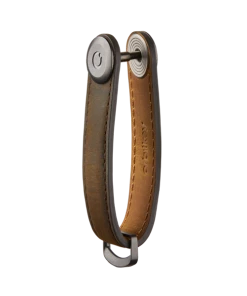 Orbitkey Portachiavi Organizer Crazy Horse Oak Brown