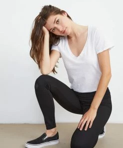 Velvet by Graham and Spencer Jillette Trousers In Black 7 Velvet by Graham and Spencer Jillette Trousers In Black