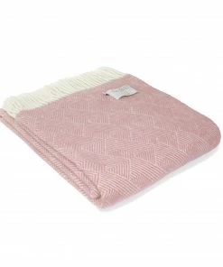 Tweedmill Smokey Rose Pure New Wool Delamere Throw