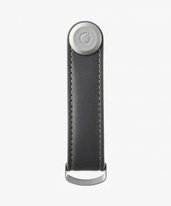 Orbitkey Portachiavi 2.0 Leather Charcoal/grey Art Ltho-2-ccgy