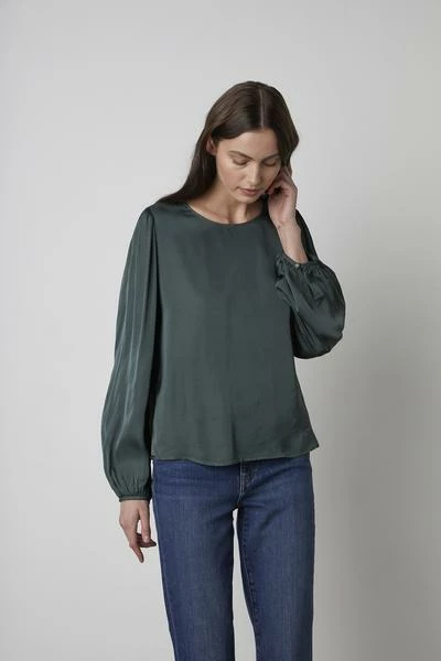 Velvet by Graham and Spencer Leila Top Cypress 3 Velvet by Graham and Spencer Leila Top Cypress