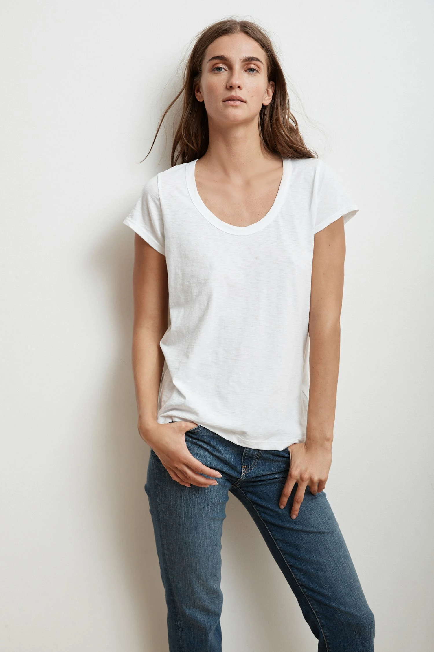 Velvet by Graham and Spencer Katie Short Sleeve Scoop Neck Tee 3 Velvet by Graham and Spencer Katie Short Sleeve Scoop Neck Tee