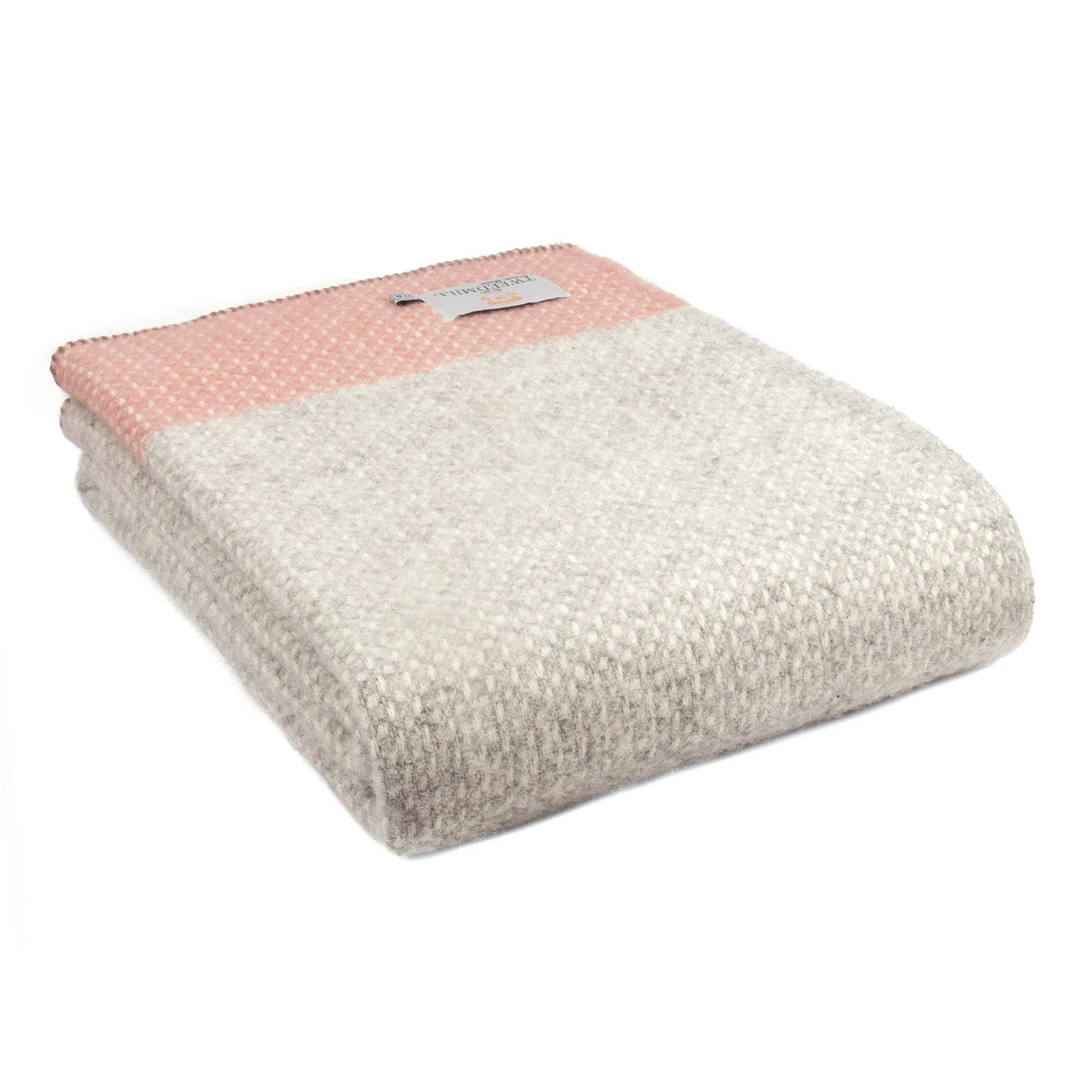Tweedmill Throw Decke Crossweave Dusky Pink 3 Tweedmill Throw Decke Crossweave Dusky Pink