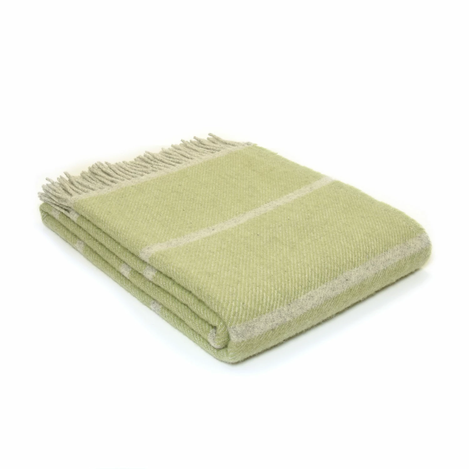 Tweedmill Fern Broad Stripe Pure New Wool Throw 150 x 183cm 3 Tweedmill Fern Broad Stripe Pure New Wool Throw 150 x 183cm