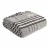 Tweedmill Charcoal Pure New Wool Hex Check Throw 140cm x 183cm