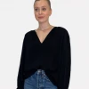 Velvet by Graham and Spencer Jolene Long Sleeve Boho Top Black 1 Velvet by Graham and Spencer Jolene Long Sleeve Boho Top Black