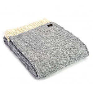 Tweedmill Grey Illusion Pure New Wool Throw 150cm x 183cm 3 Tweedmill Grey Illusion Pure New Wool Throw 150cm x 183cm