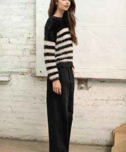 Velvet by Graham and Spencer Lulu Jumper Black Blush 7 Velvet by Graham and Spencer Lulu Jumper Black Blush