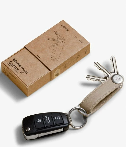 Orbitkey Portachiavi Cactus Leather Desert Sand 4 Orbitkey Portachiavi Cactus Leather Desert Sand