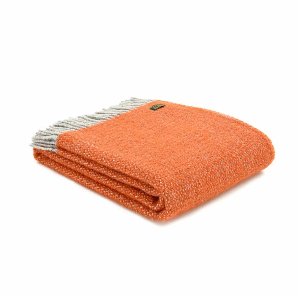 Tweedmill Pumpkin Illusion Pure New Wool Throw 150cm x 183cm 4 Tweedmill Pumpkin Illusion Pure New Wool Throw 150cm x 183cm
