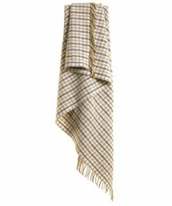 Tweedmill Throw Gun Club Olive 150x183cm