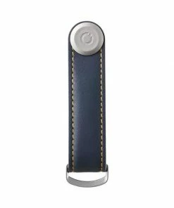 Orbitkey 2 0 Leather Keyring Navy Tan