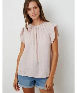 Velvet by Graham and Spencer Velvet Kaia Peony Blouse