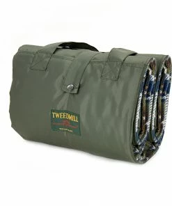 Tweedmill Dress Stewart Tartan Muted Blue/Olive Eventer Pure New Wool Picnic Blanket 7 Tweedmill Dress Stewart Tartan Muted Blue/Olive Eventer Pure New Wool Picnic Blanket